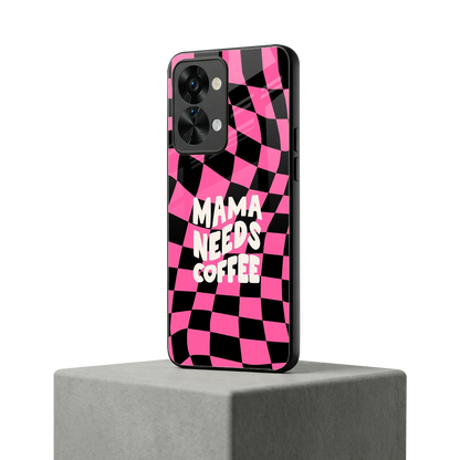 Mama Needs Coffee oneplus nord 2t mobile cover | shockproof glass phone case