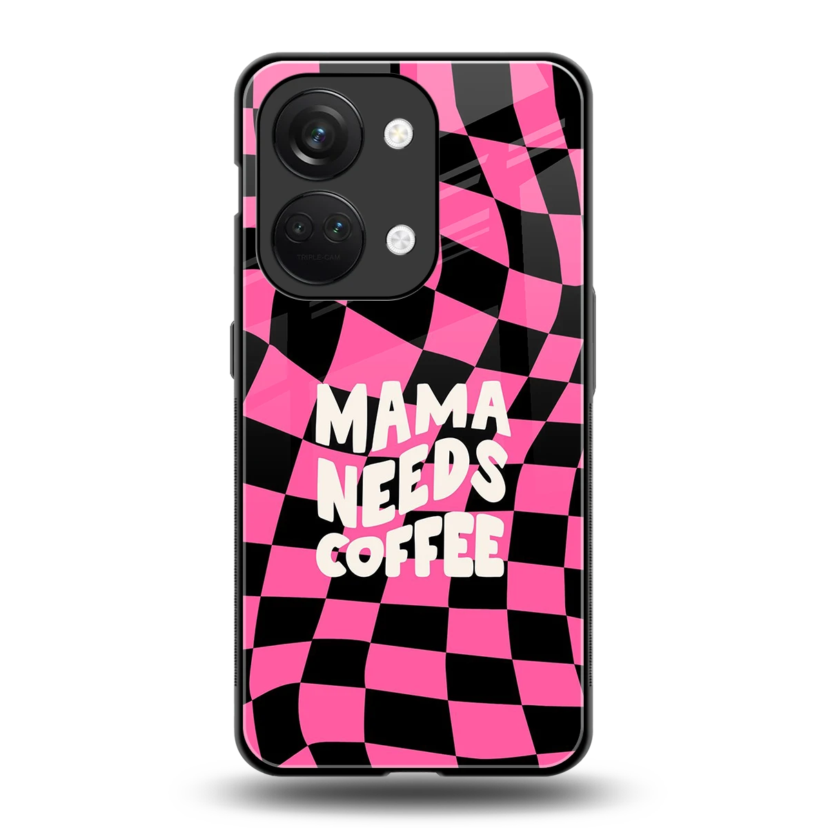Mama Needs Coffee back phone cover | glass case for oneplus nord 3