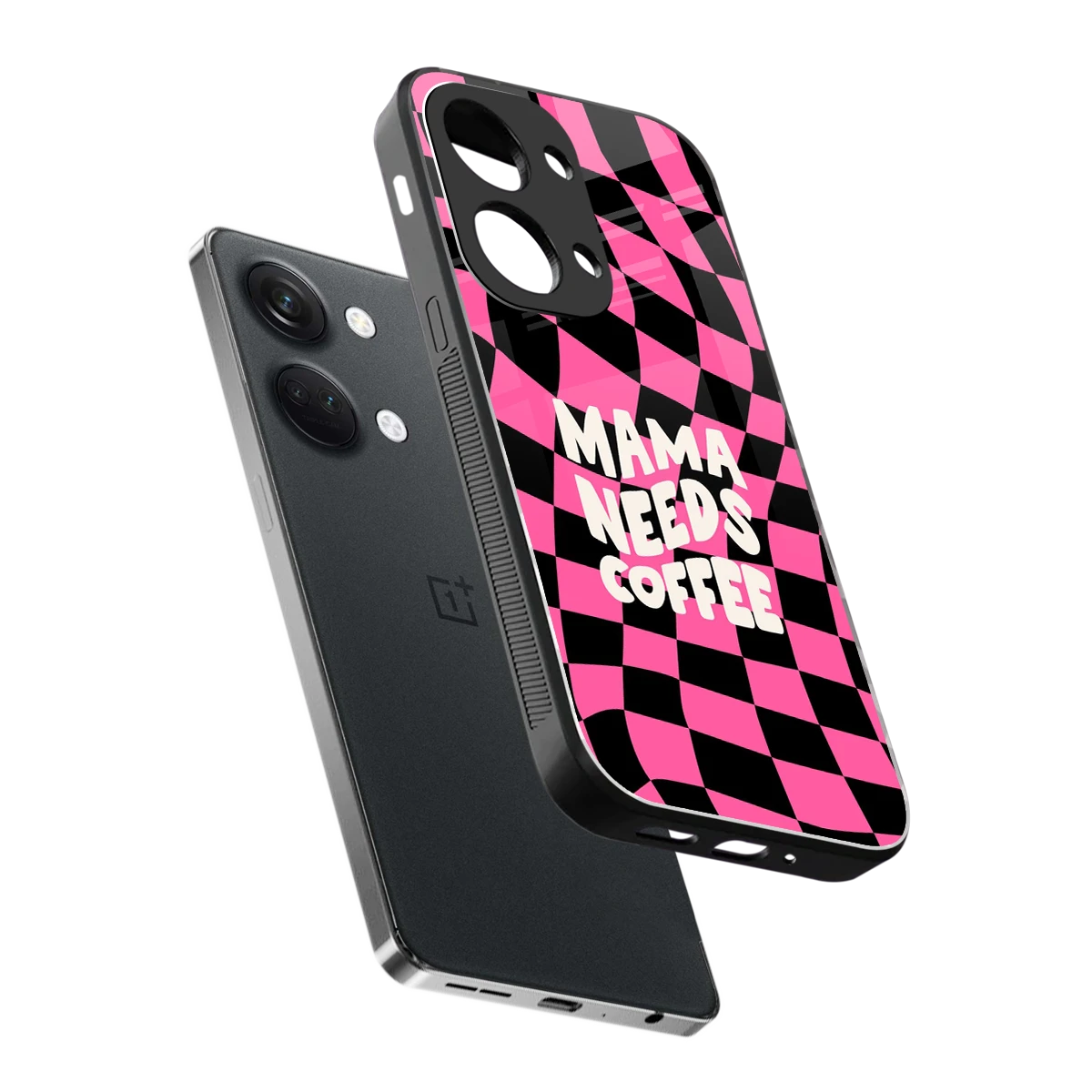 Mama Needs Coffee sleek oneplus nord 3 cover with tempered glass back and TPU edges