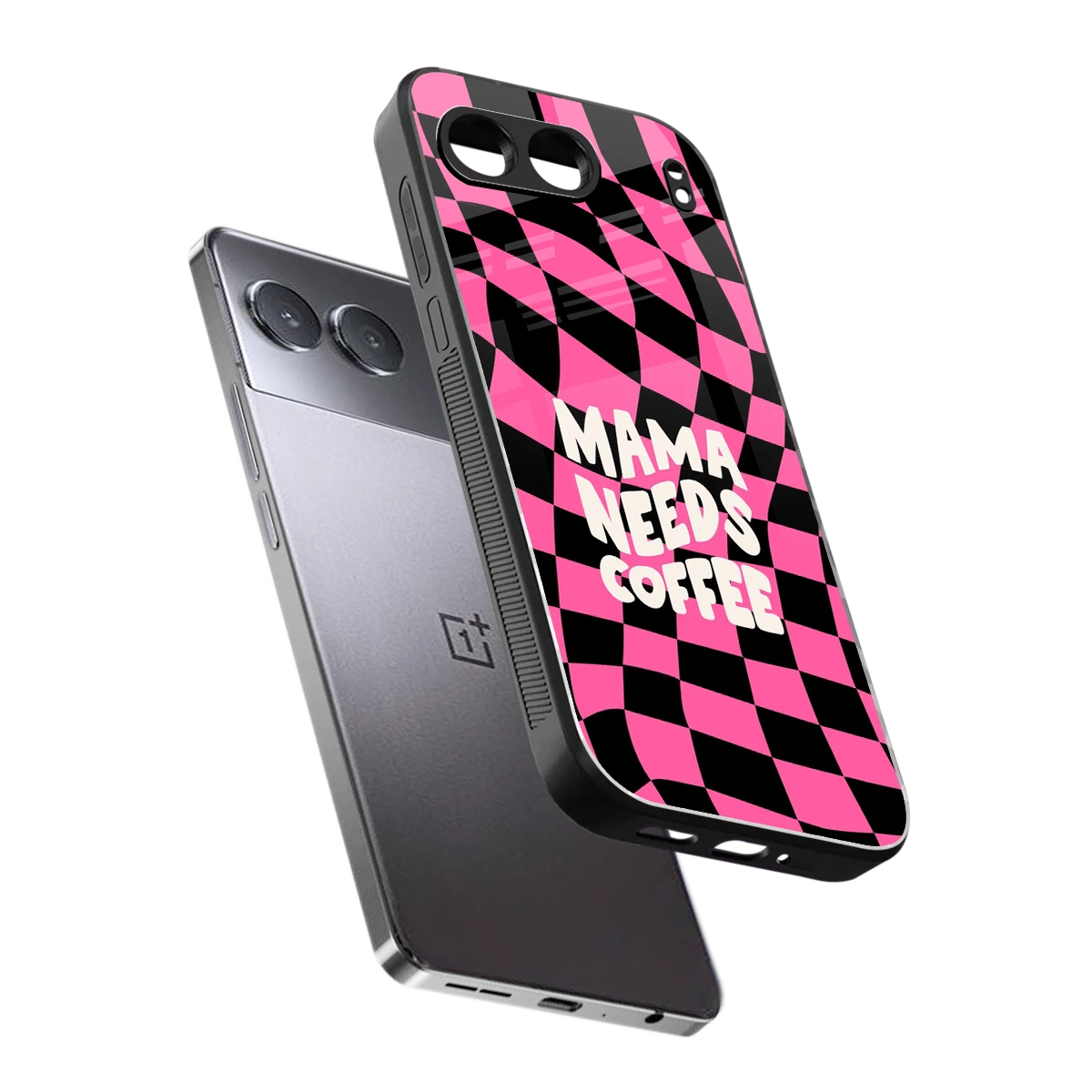 Mama Needs Coffee sleek oneplus nord 4 cover with tempered glass back and TPU edges