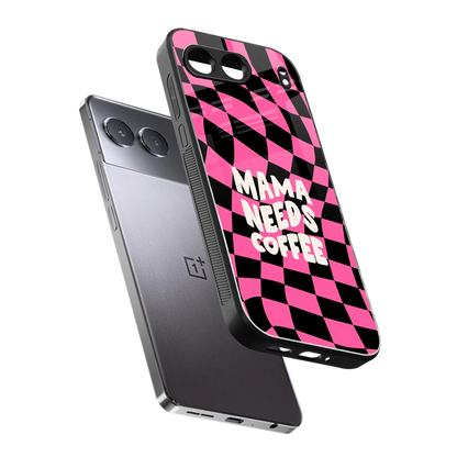 Mama Needs Coffee sleek oneplus nord 4 cover with tempered glass back and TPU edges