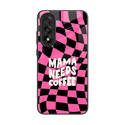 Mama Needs Coffee back phone cover | glass case for oneplus nord 5
