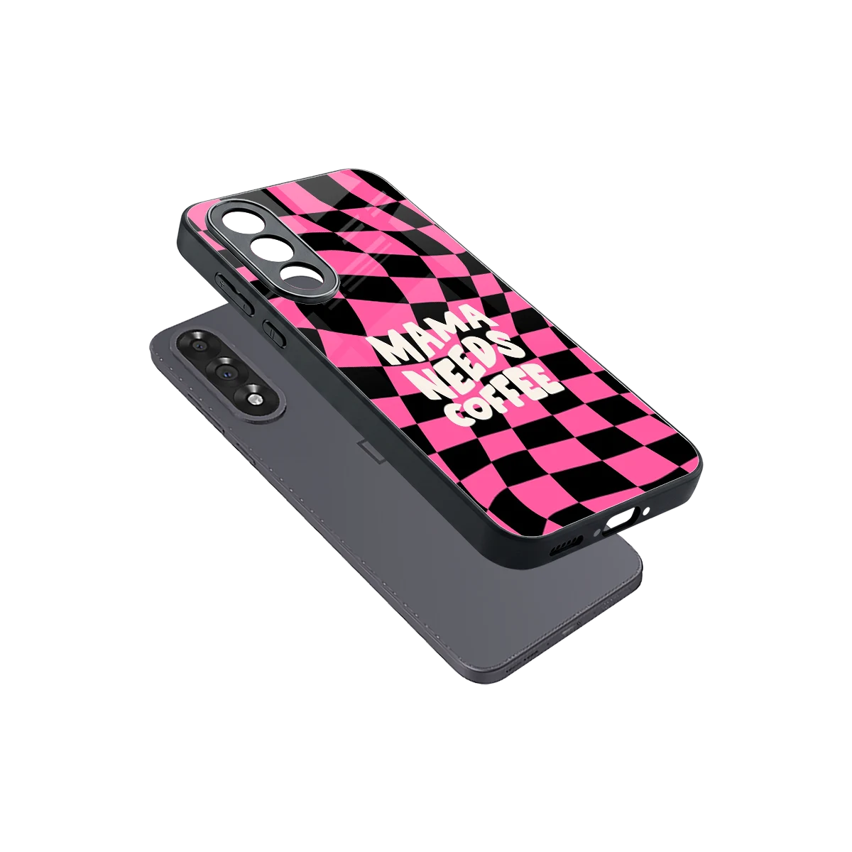 Mama Needs Coffee sleek oneplus nord 5 cover with tempered glass back and TPU edges