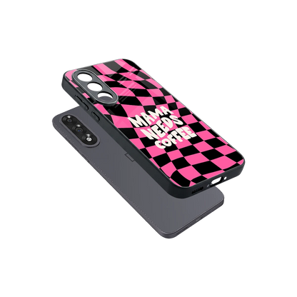 Mama Needs Coffee sleek oneplus nord 5 cover with tempered glass back and TPU edges
