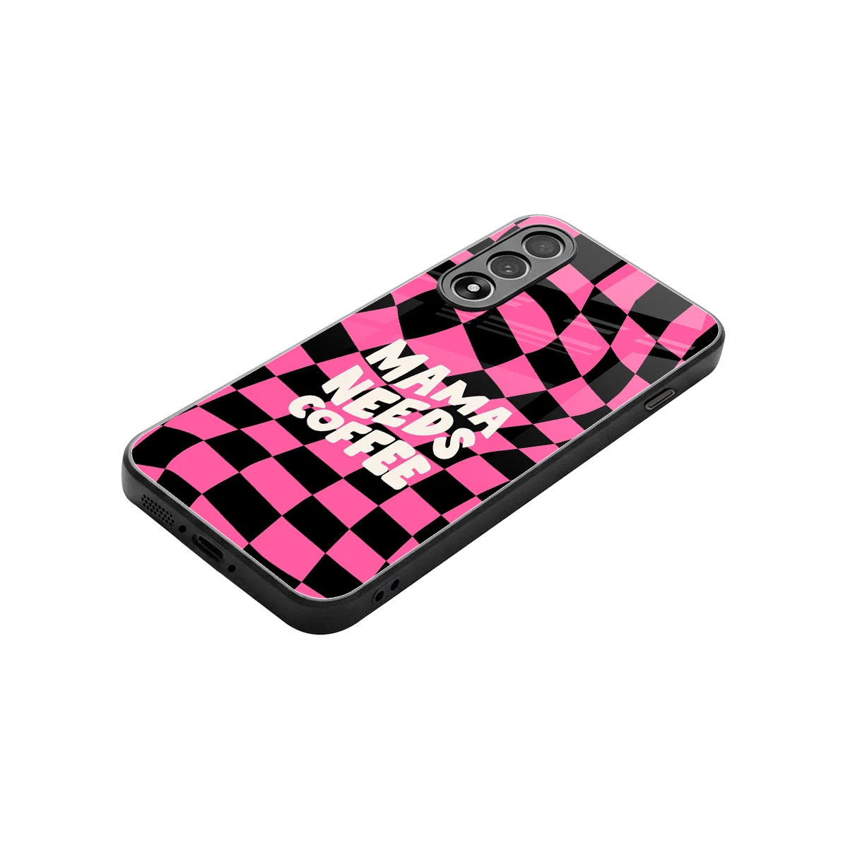 Mama Needs Coffee stylish phone case for oneplus nord 5 | glossy glass and slim fit