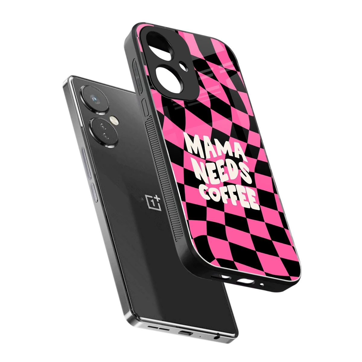 Mama Needs Coffee sleek oneplus nord ce 3 cover with tempered glass back and TPU edges