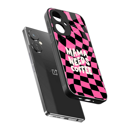 Mama Needs Coffee sleek oneplus nord ce 3 cover with tempered glass back and TPU edges