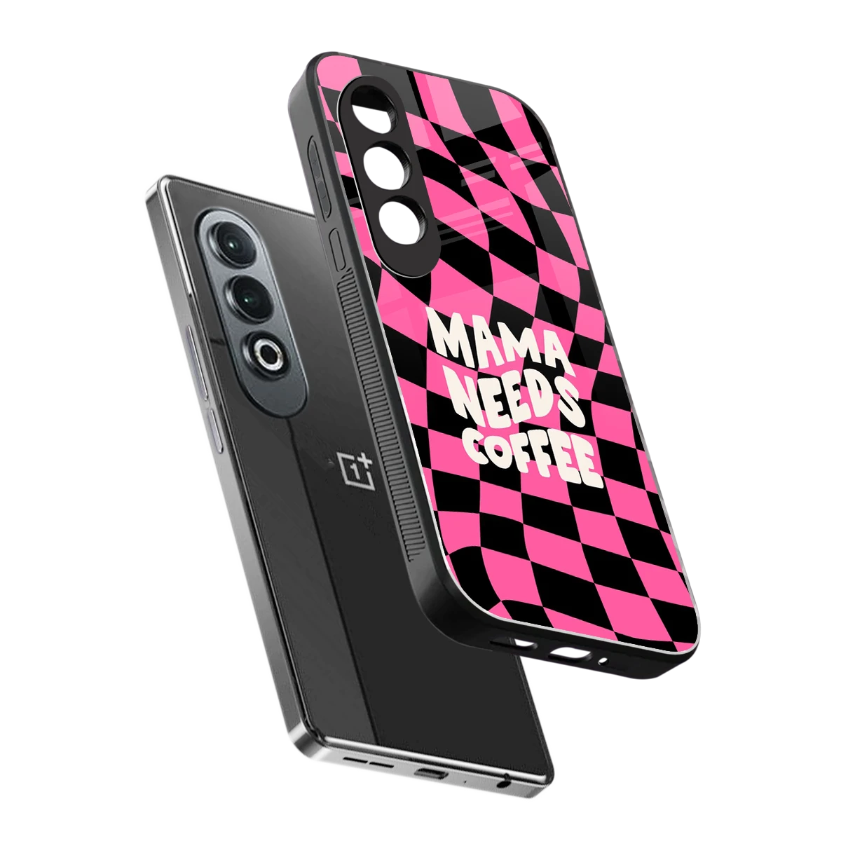 Mama Needs Coffee sleek oneplus nord ce 4 cover with tempered glass back and TPU edges