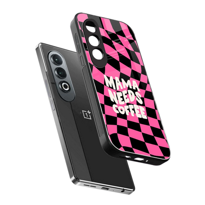 Mama Needs Coffee sleek oneplus nord ce 4 cover with tempered glass back and TPU edges