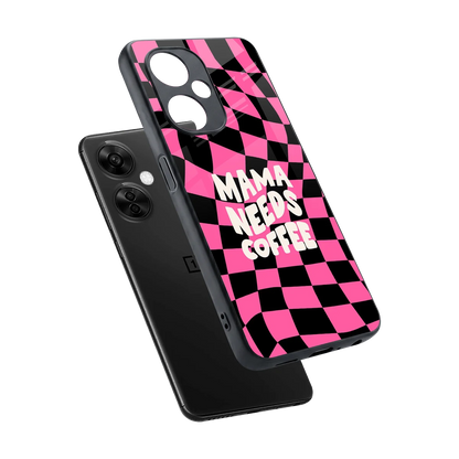 Mama Needs Coffee sleek oneplus nord ce 3 lite cover with tempered glass back and TPU edges