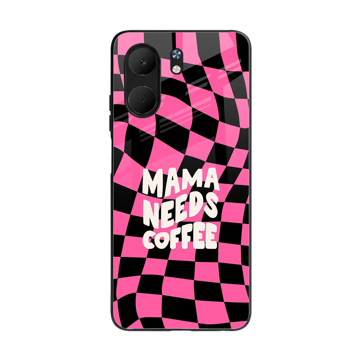 Mama Needs Coffee back phone cover | glass case for oppo a5x 5g