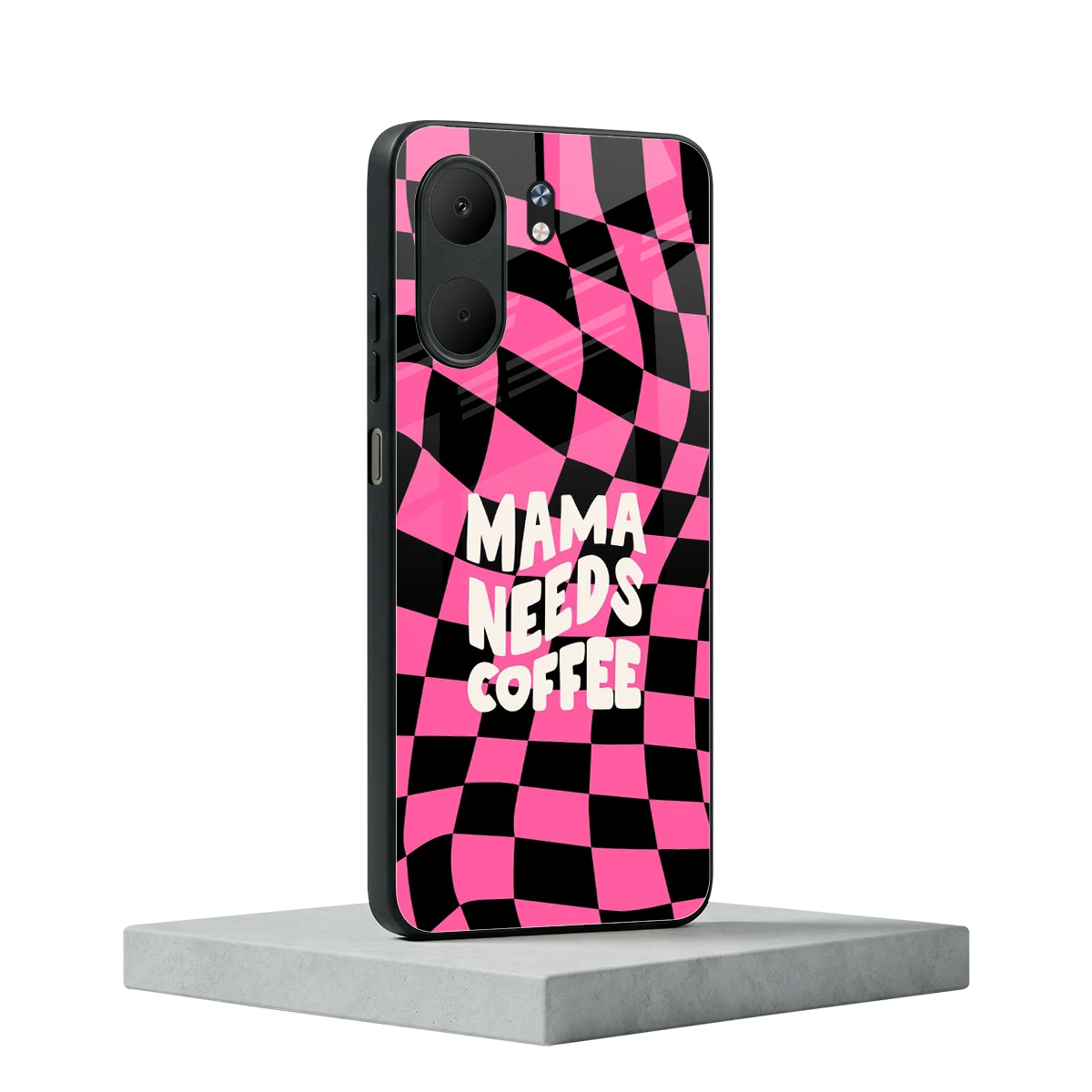 Mama Needs Coffee oppo a5x 5g mobile cover | shockproof glass phone case