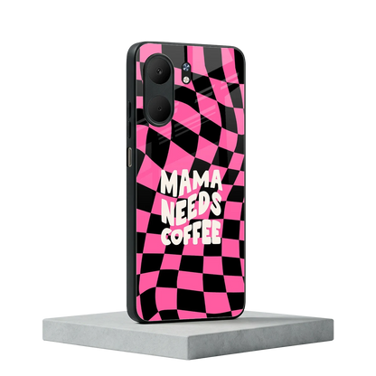 Mama Needs Coffee oppo a5x 5g mobile cover | shockproof glass phone case