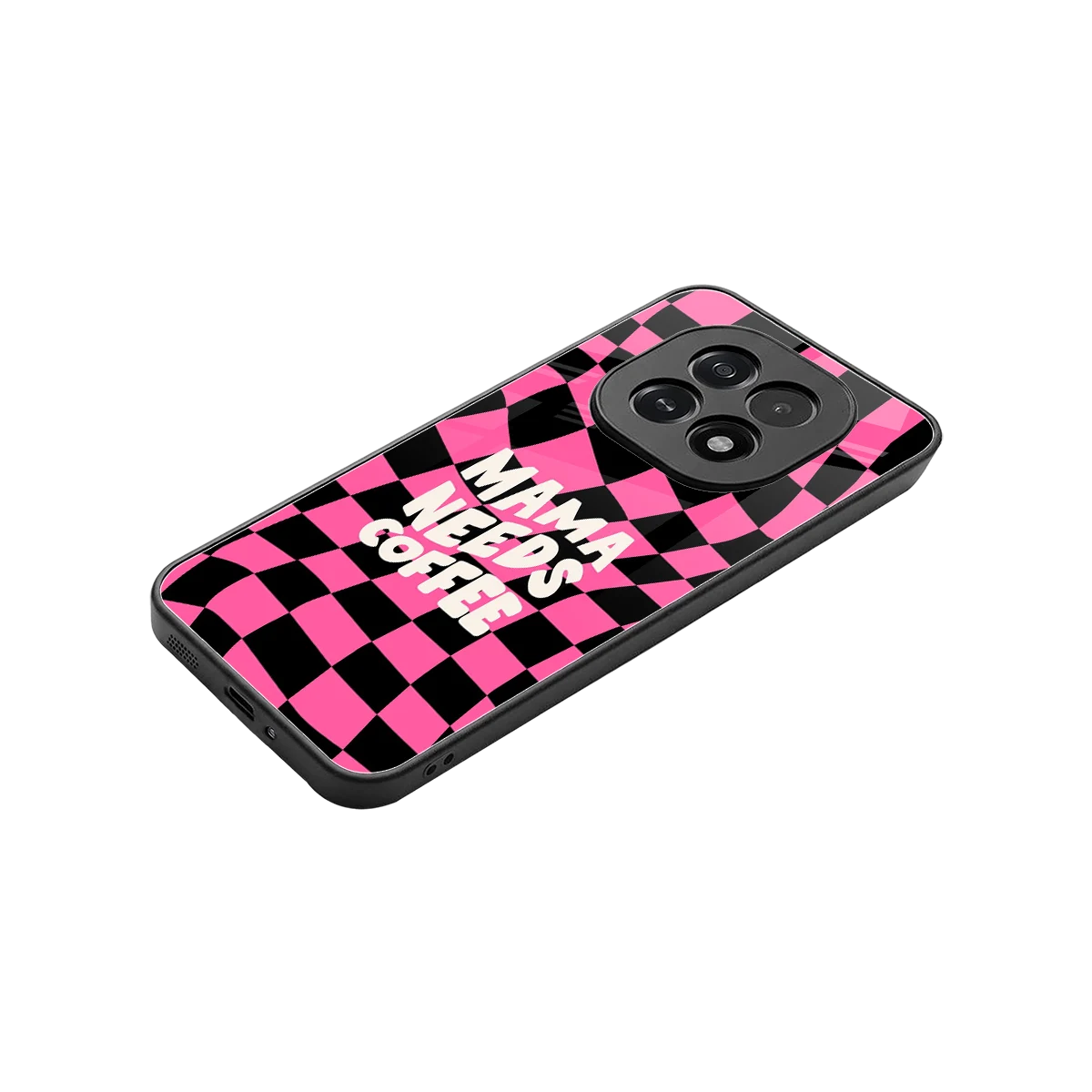 Mama Needs Coffee stylish phone case for oppo f29 5g | glossy glass and slim fit