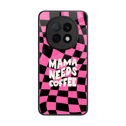 Mama Needs Coffee back phone cover | glass case for oppo f29 pro 5g