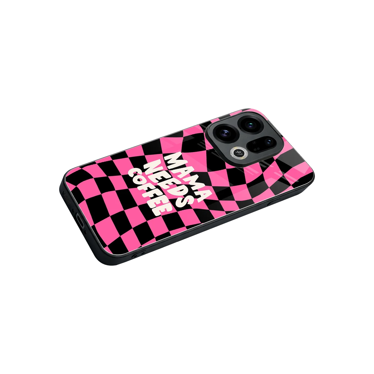 Mama Needs Coffee stylish phone case for oppo find x9 | glossy glass and slim fit