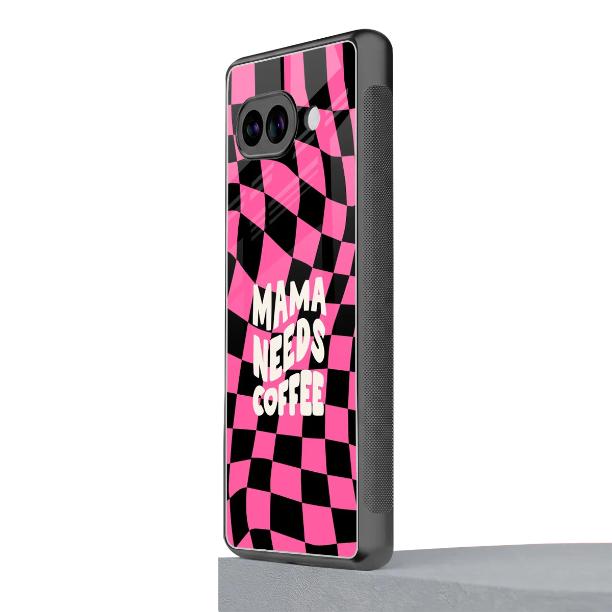 Mama Needs Coffee google pixel 10a mobile cover | shockproof glass phone case