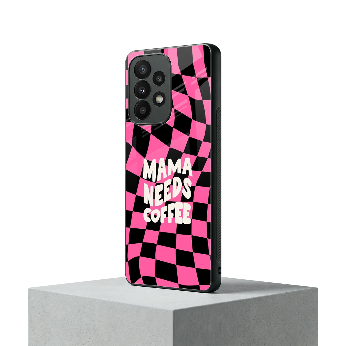 Mama Needs Coffee samsung galaxy a23 mobile cover | shockproof glass phone case