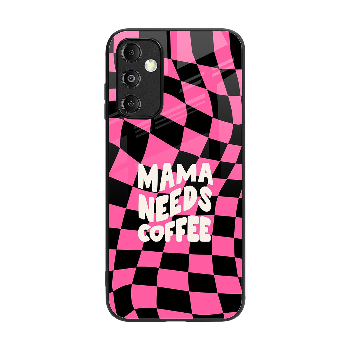 Mama Needs Coffee back phone cover | glass case for samsung galaxy m14 5g