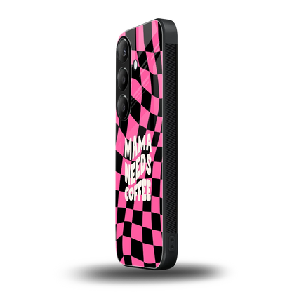 Mama Needs Coffee samsung galaxy s24 mobile cover | shockproof glass phone case