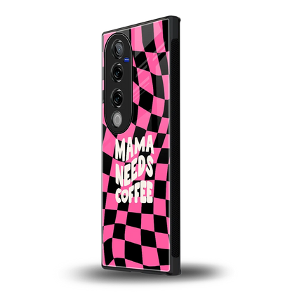 Mama Needs Coffee vivo v40 pro mobile cover | shockproof glass phone case