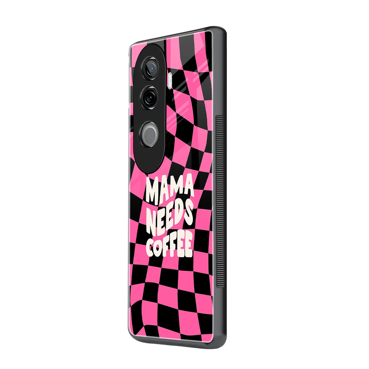 Mama Needs Coffee vivo v40e mobile cover | shockproof glass phone case