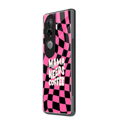 Mama Needs Coffee vivo v40e mobile cover | shockproof glass phone case
