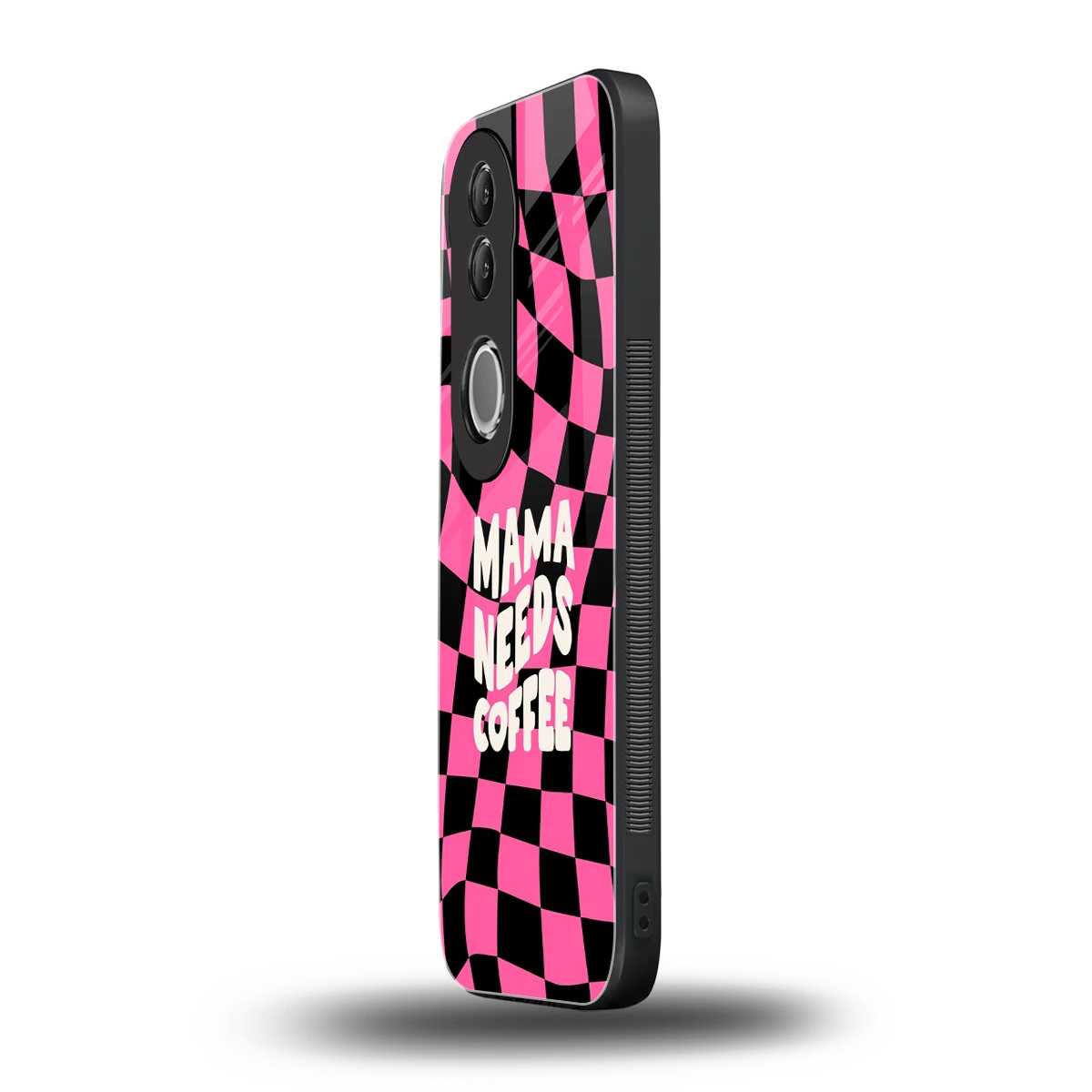 Mama Needs Coffee vivo v50 mobile cover | shockproof glass phone case