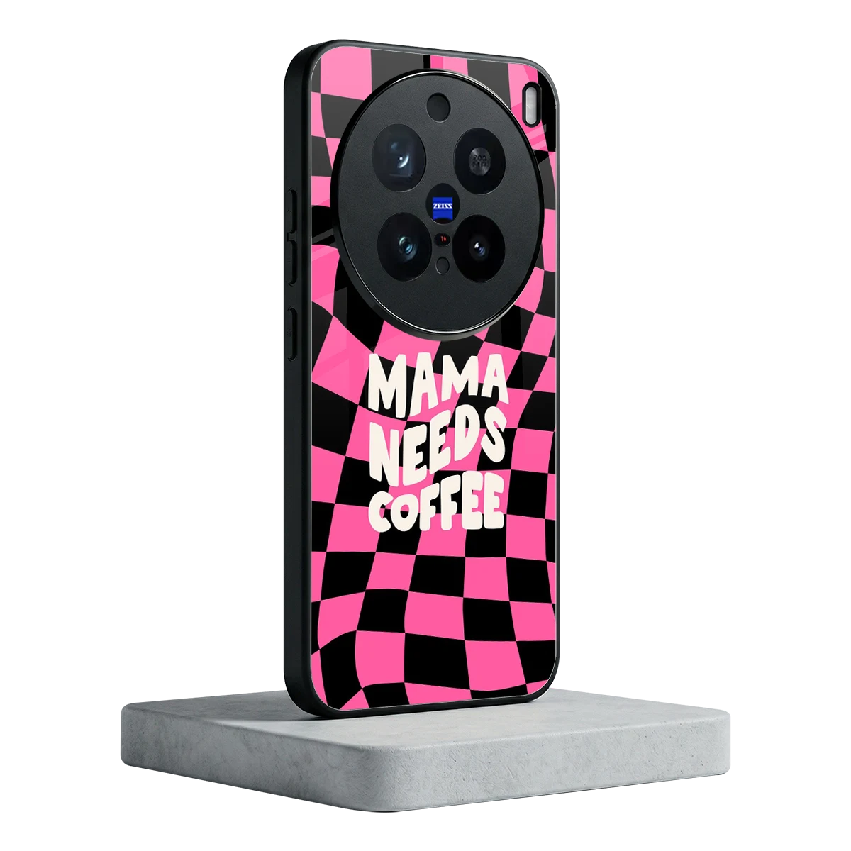 Mama Needs Coffee vivo x200 pro mobile cover | shockproof glass phone case