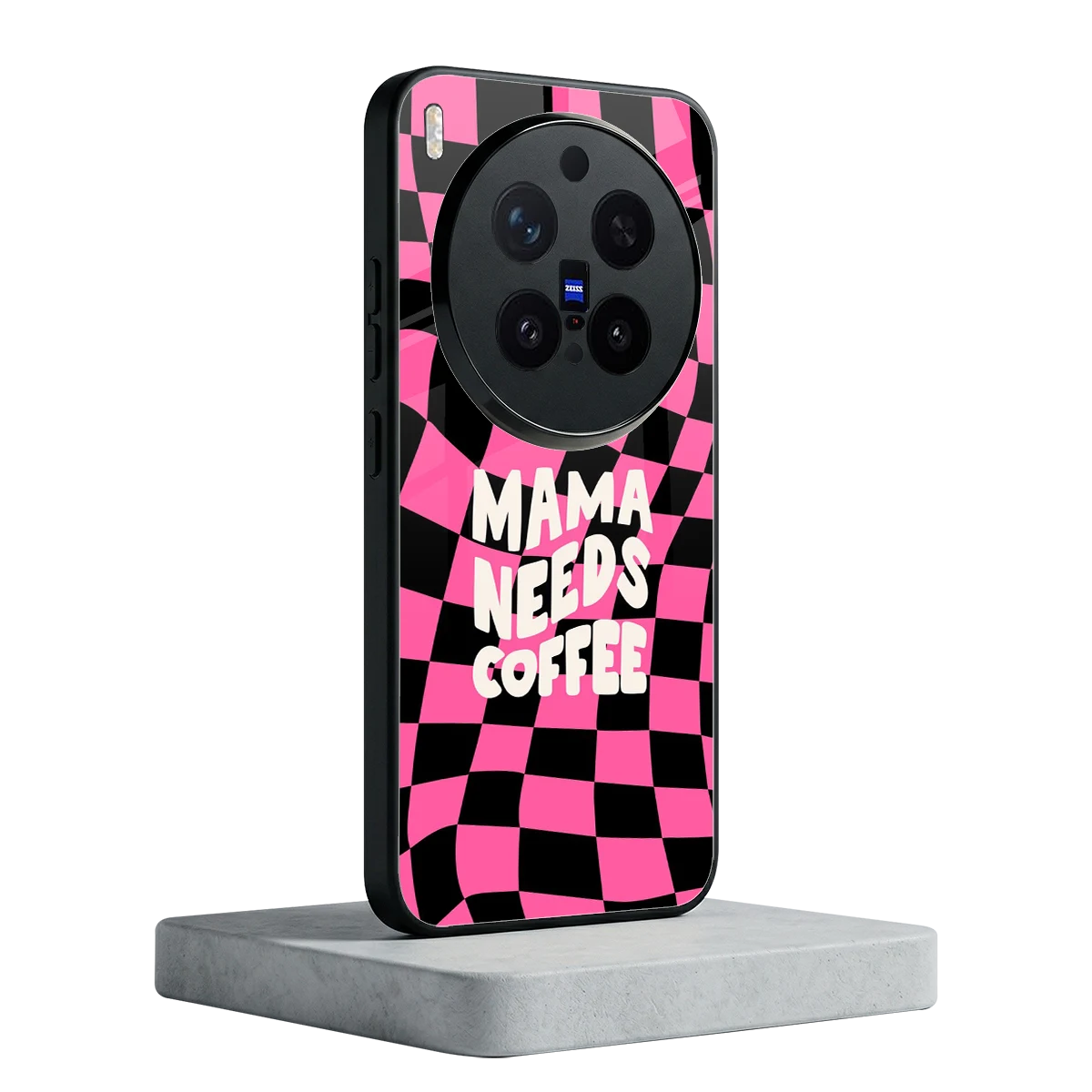 Mama Needs Coffee vivo x300 pro mobile cover | shockproof glass phone case