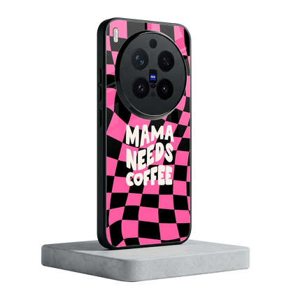 Mama Needs Coffee vivo x300 pro mobile cover | shockproof glass phone case