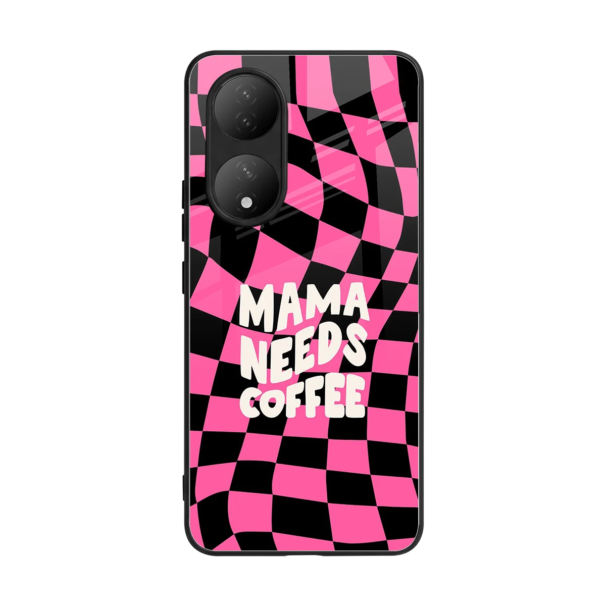 Mama Needs Coffee back phone cover | glass case for Vivo-y100