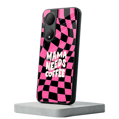 Mama Needs Coffee Vivo-y100 mobile cover | shockproof glass phone case