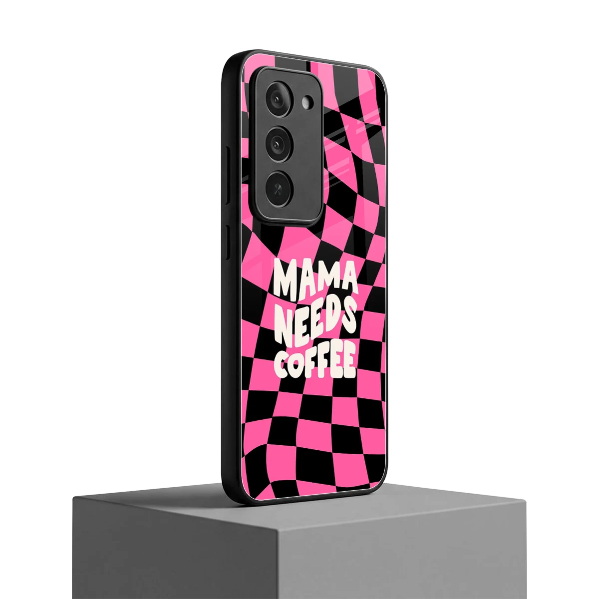 Mama Needs Coffee redmi 15 5g mobile cover | shockproof glass phone case