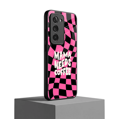 Mama Needs Coffee redmi 15 5g mobile cover | shockproof glass phone case