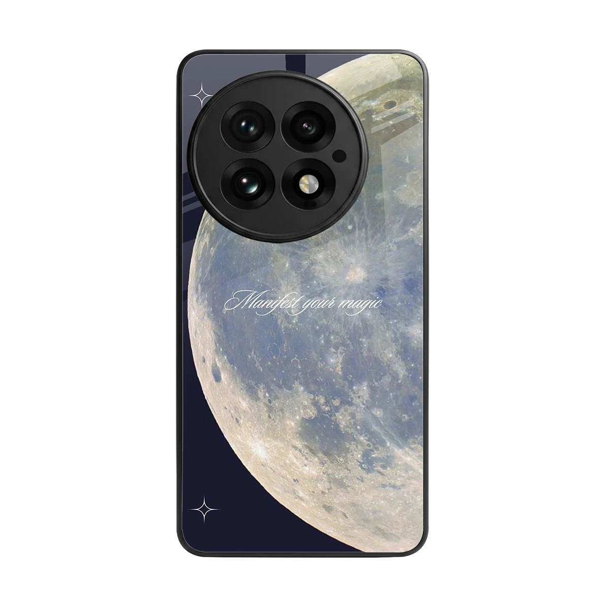 Manifest Glow back phone cover | glass case for oneplus 13