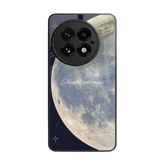 Manifest Glow back phone cover | glass case for oneplus 13