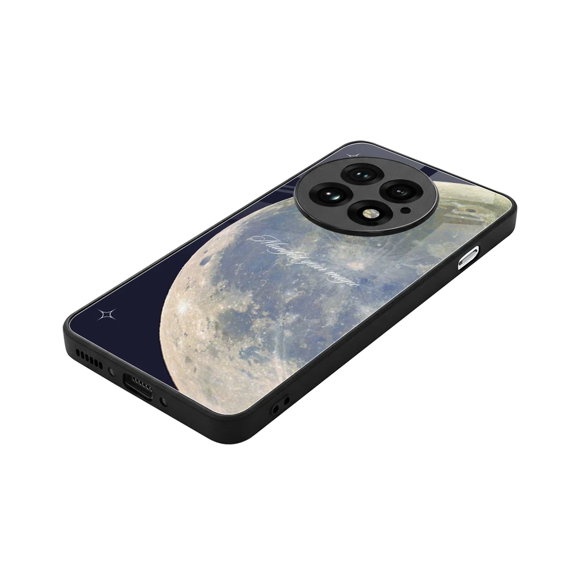 Manifest Glow stylish phone case for oneplus 13 | glossy glass and slim fit