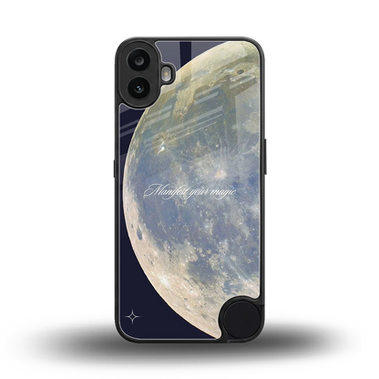 Manifest Glow back phone cover | glass case for cmf nothing phone 1