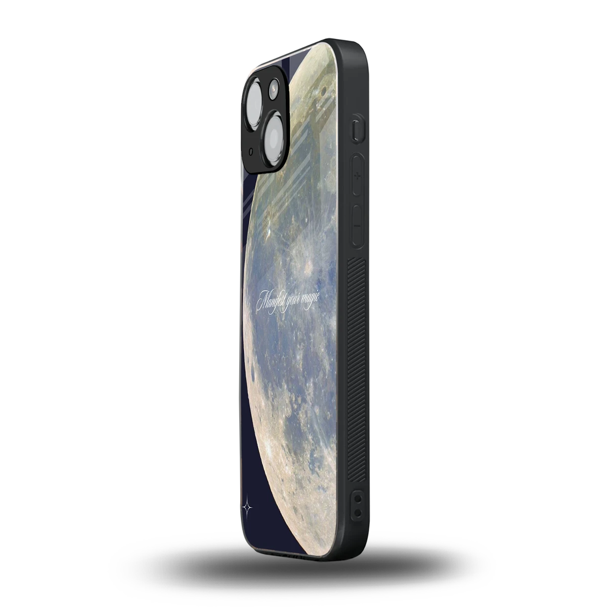 Manifest Glow iphone 13 mini mobile cover | shockproof glass phone case