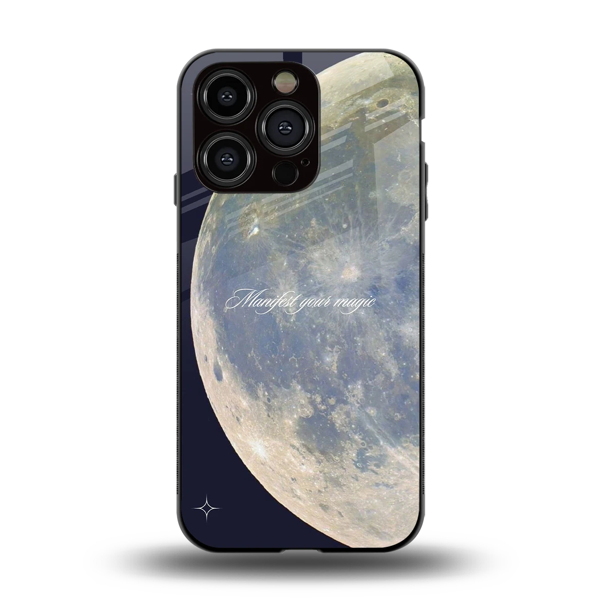 Manifest Glow back phone cover | glass case for iphone 13 pro