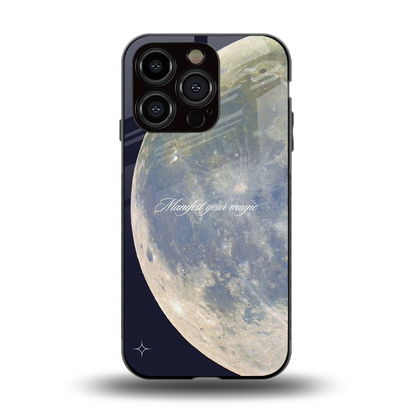 Manifest Glow back phone cover | glass case for iphone 13 pro