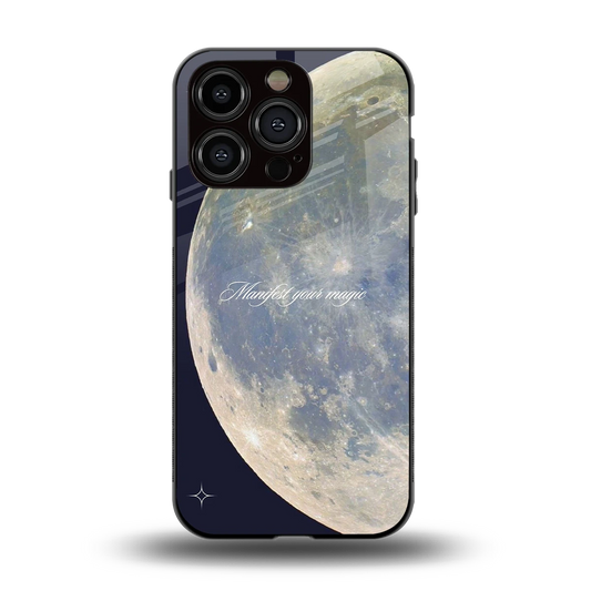 Manifest Glow back phone cover | glass case for iphone 13 pro