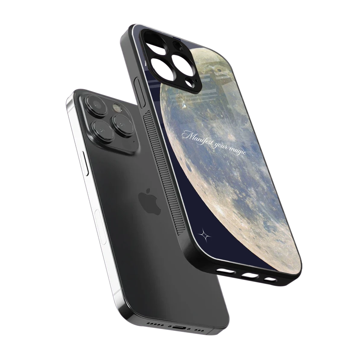 Manifest Glow sleek iphone 13 pro cover with tempered glass back and TPU edges