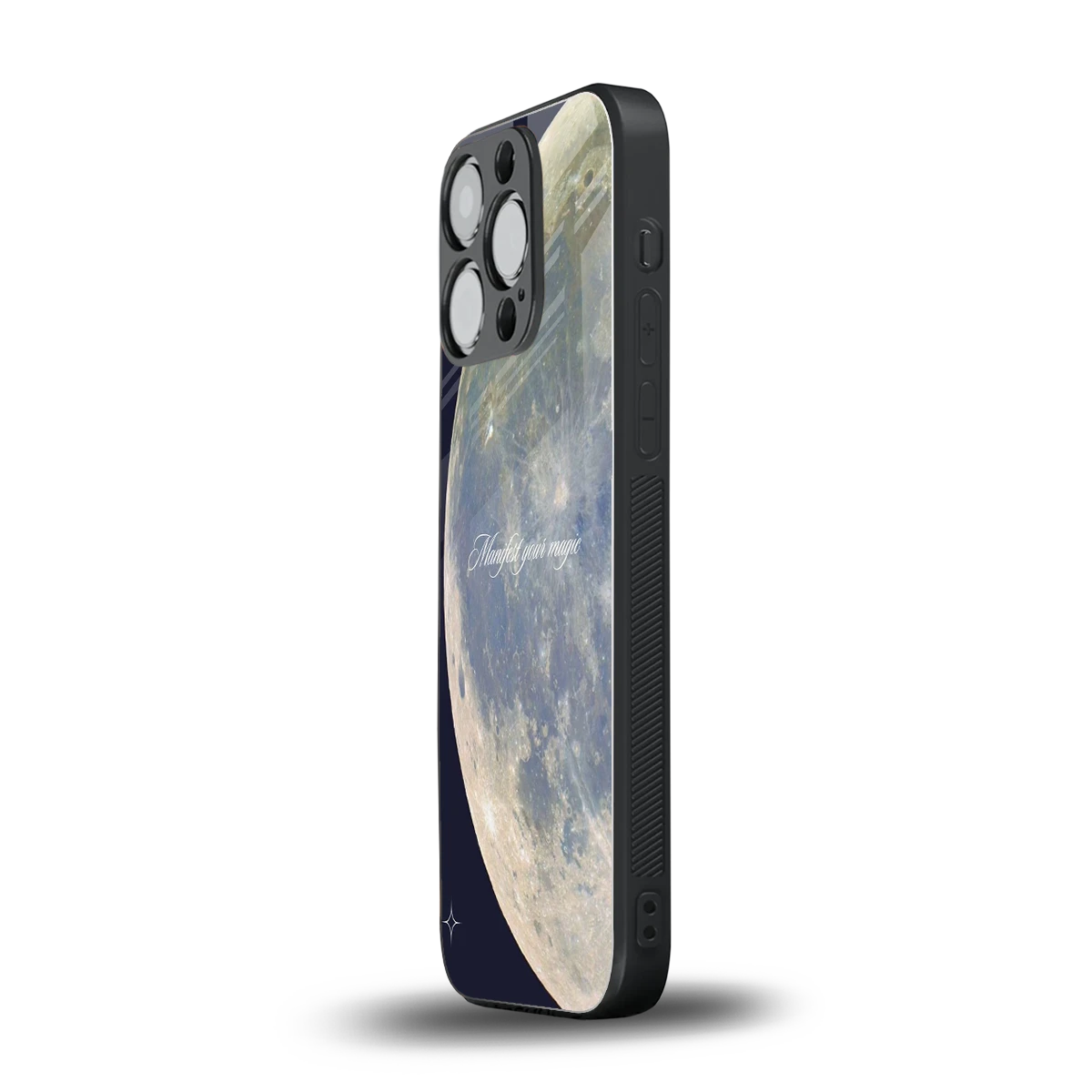 Manifest Glow iphone 13 pro mobile cover | shockproof glass phone case