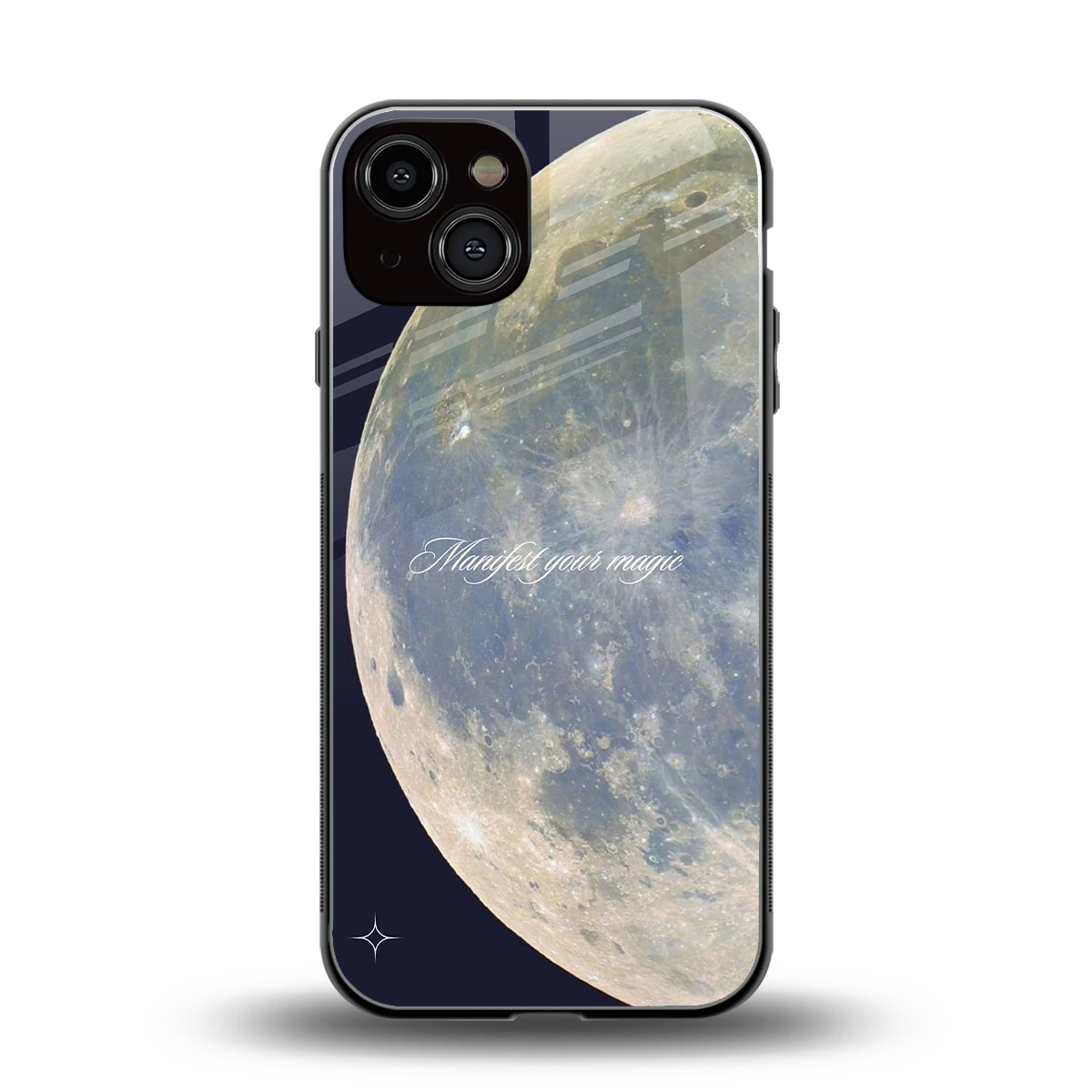 Manifest Glow back phone cover | glass case for iphone 14
