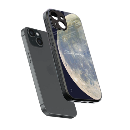 Manifest Glow sleek iphone 13 cover with tempered glass back and TPU edges