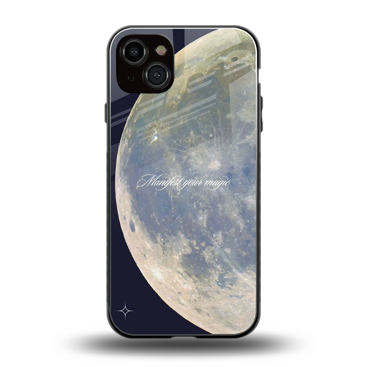 Manifest Glow back phone cover | glass case for iphone 15 plus