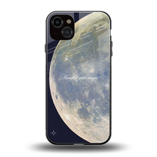 Manifest Glow back phone cover | glass case for iphone 15 plus