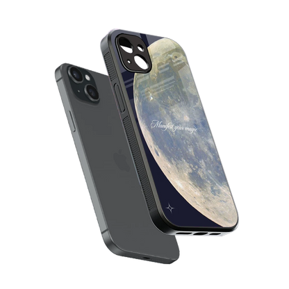 Manifest Glow sleek iphone 15 plus cover with tempered glass back and TPU edges